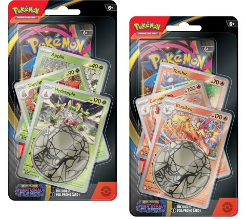 Pokémon Mega Evolution Phantasmal Flames Premium Checklane Blister - Blaziken/Hydrapple