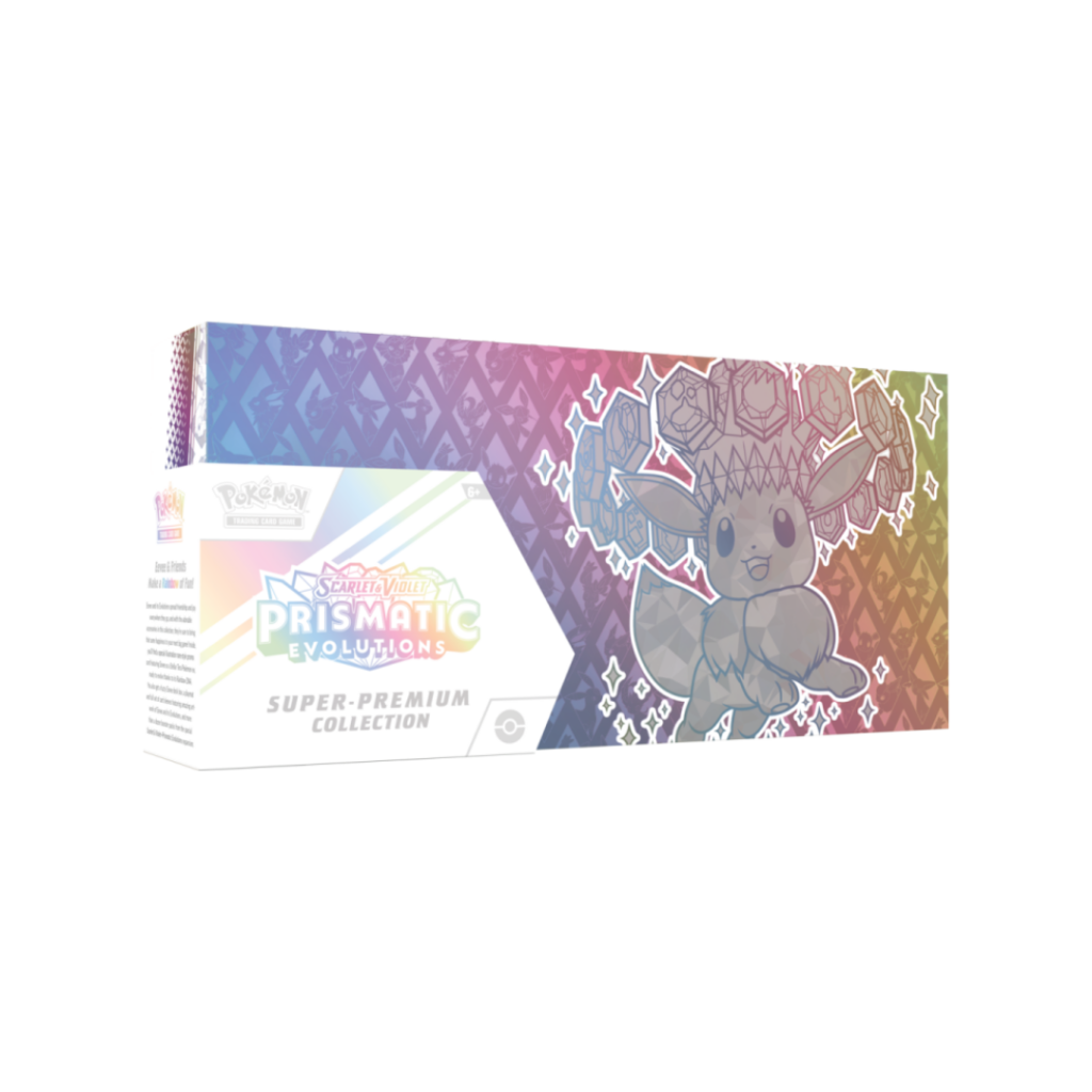 Pokémon Scarlet & Violet Prismatic Evolutions Super Premium Collection + acryl