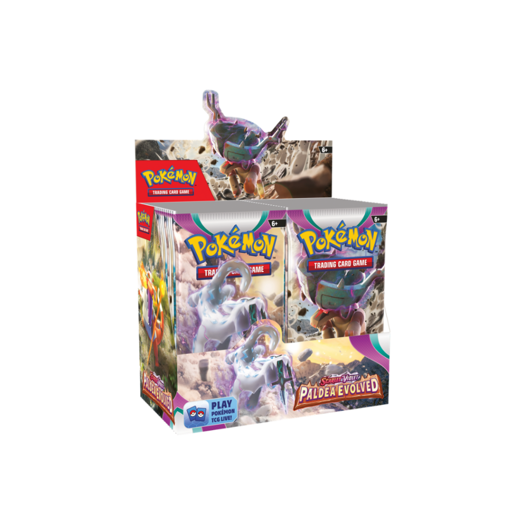 Pokémon Scarlet & Violet Paldea Evolved Booster Box + Acryl